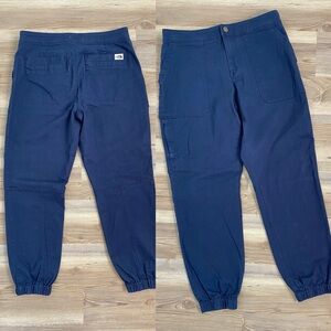 The North Face Crop Cargo Jogger Style Pants Women’s 6 Navy Blue Utility Cotton